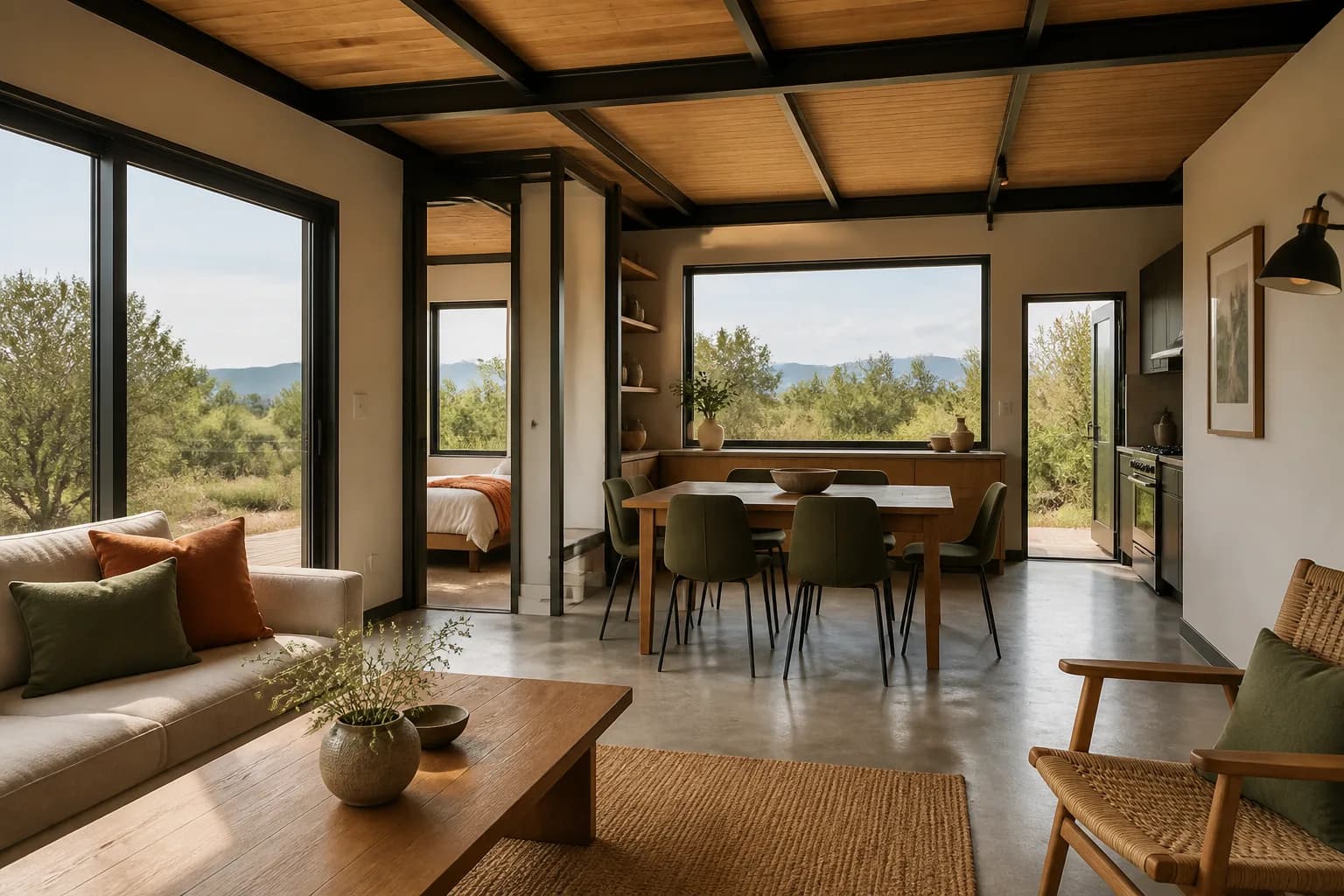 Propuesta interior ESSSA para una vivienda modular